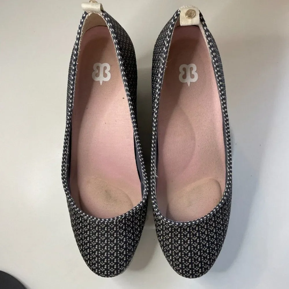 Betabrand Women's Blue All Weather Wedge Shoes Size 9M‎
